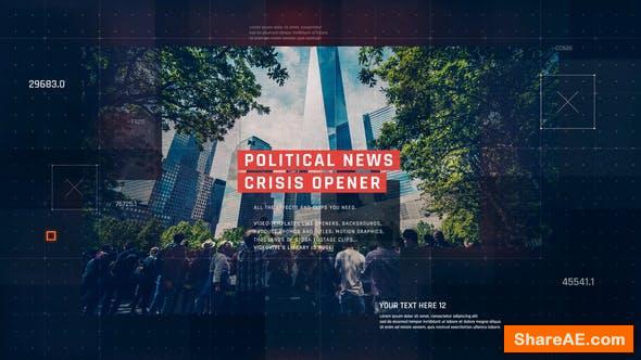 Videohive Political News Crisis Opener
