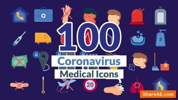 Videohive Corona Virus Icons