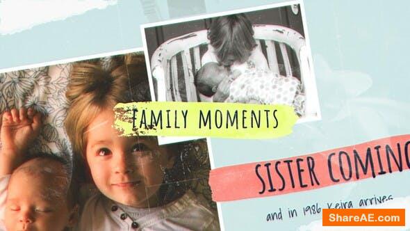 Videohive Family Moments Slideshow