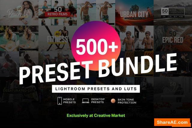 500+ Lightroom Presets & LUTs Bundle