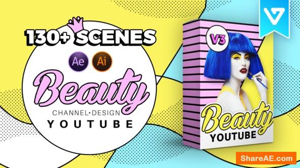 Videohive Beauty Youtube Design Pack v3