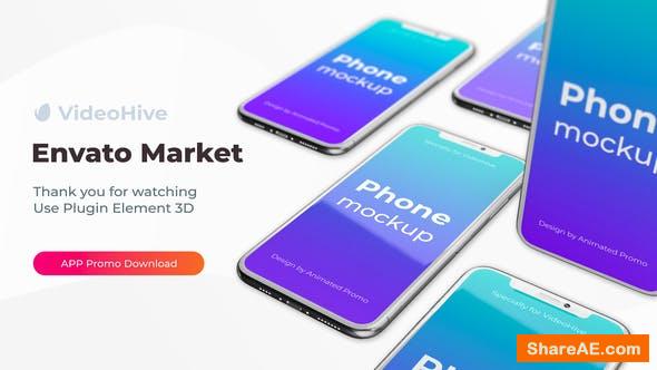 Videohive Phone App 11 Pro S20 Ultra App Promo Mockup