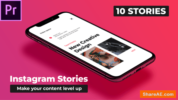 Videohive Mood Instagram Stories - Premiere Pro | Essential Graphics