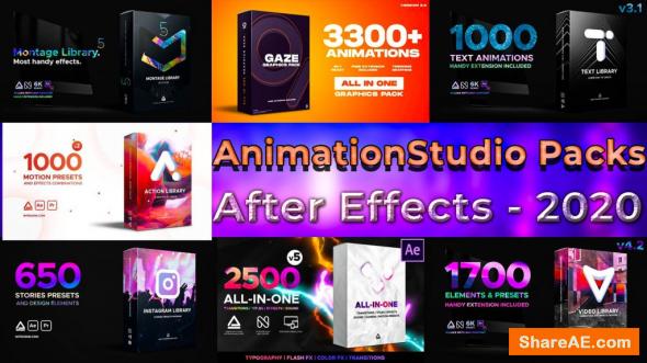 AnimationStudio All Packs For After Effects 2020