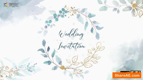 free download after effects template wedding invitation