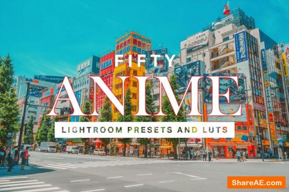 50 Anime Lightroom Presets and LUTs