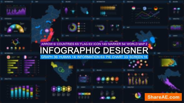 infographic maker after effects template free download