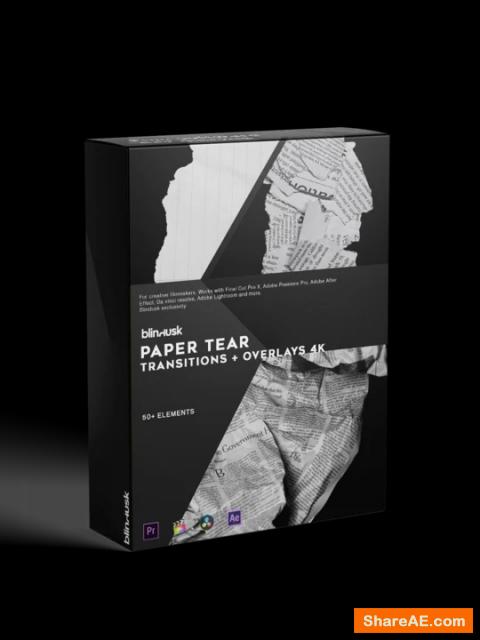 paper tear transition after effects free download