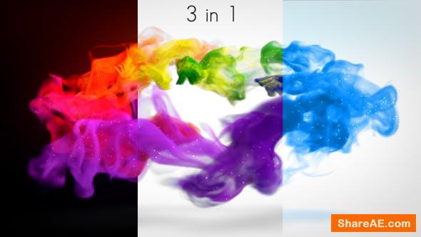 colorful smoke reveal after effects template free download