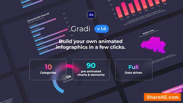Videohive Gradi - Gradient Infographics » free after effects templates |  after effects intro template | ShareAE