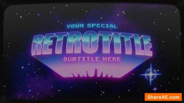 Retro show intro after effects project template aep free download live rocket league wallpaper