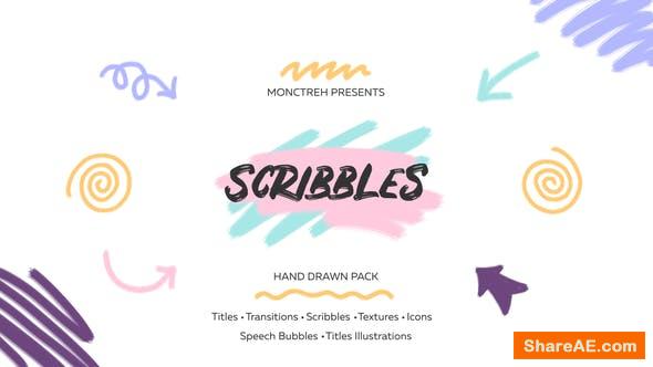 Videohive Scribbles. Hand Drawn Pack 30745380