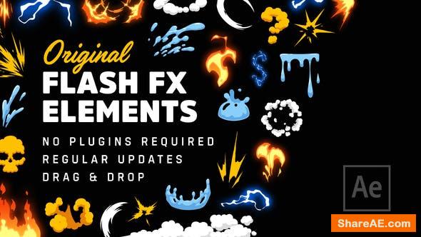 Videohive Original Flash FX Elements & Transitions [Ae] 30809833
