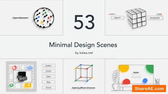Videohive 53 Minimal Animated scenes - Presentation Kit 33385352