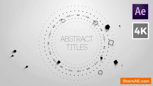 Videohive Abstract Titles 29732681