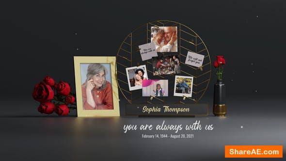 Videohive Funeral Flower Card 33916541