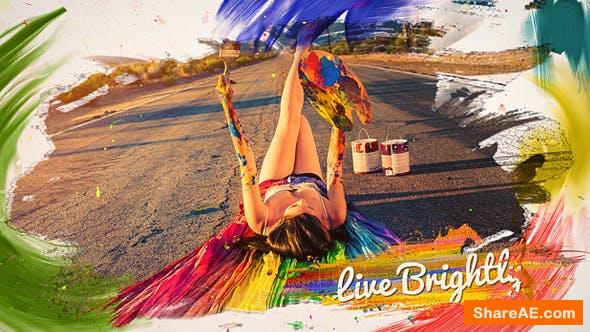 Videohive Colors Of Life - Colorful Slideshow 21555379
