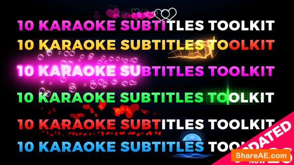 Videohive  Karaoke Titles 20382406