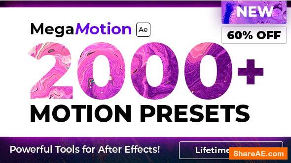 Videohive  MegaMotion | Animation Motion Presets 40576931