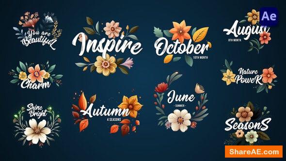 After effect flower title free download adobe photoshop logo vector free download