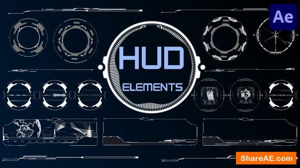 after effects hud elements free download