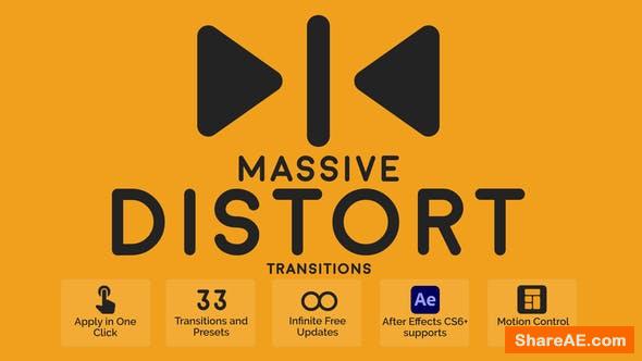 Videohive Massive Distrot Transitions