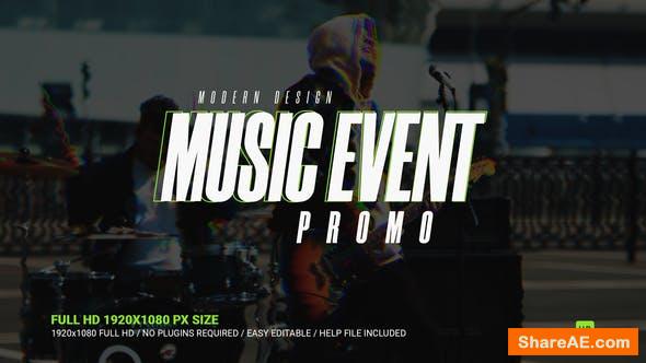 music event promo after effects template free download