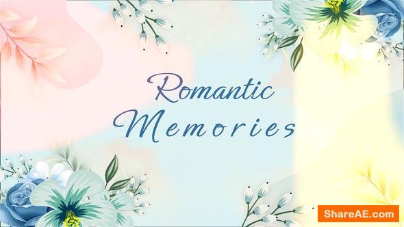 romantic memories after effects effect template download
