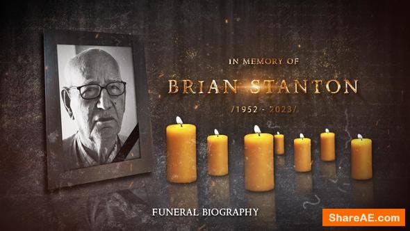Videohive Funeral Memorial Biography
