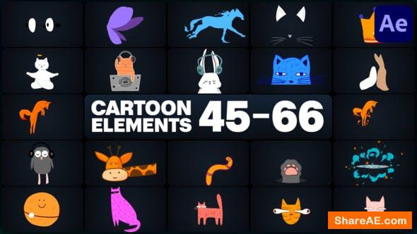 Videohive Cartoon Elements for After Effects 47762429