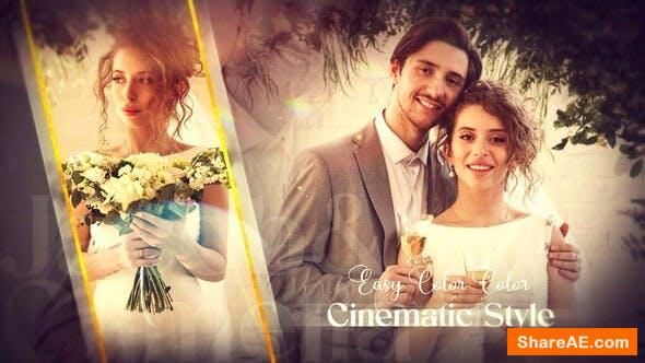 Videohive Cinematic Wedding Slideshow, Beautiful Love Story » free after  effects templates, after effects intro template
