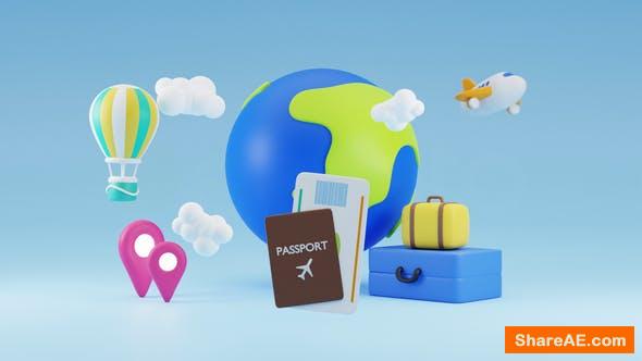 travel logo after effects template free download