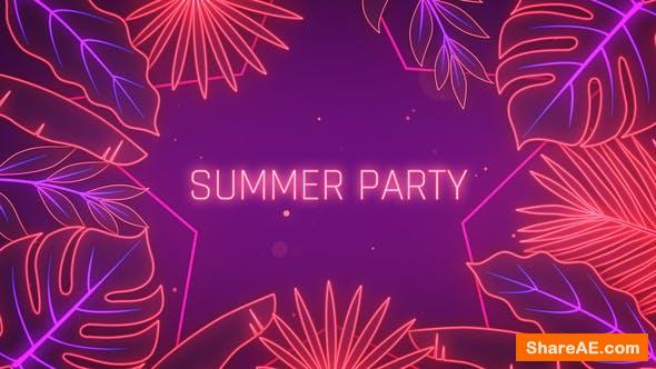 summer party ii after effects template free download