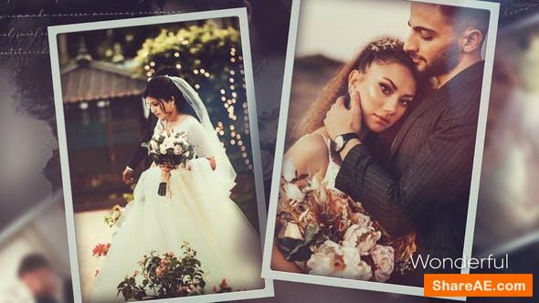 Videohive Wedding Ink Slideshow 53437178