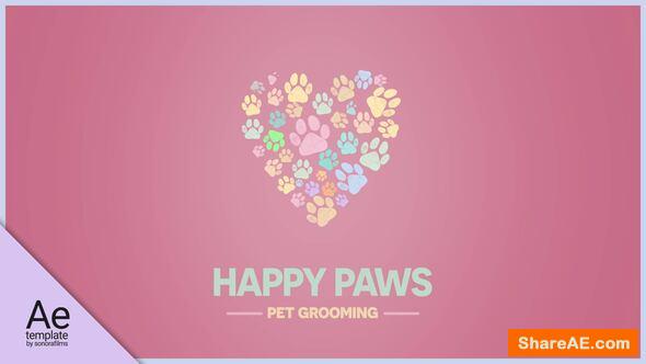 Videohive Happy Paws Logo Pack