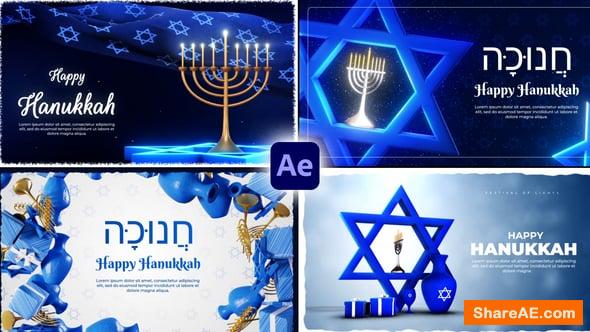 Videohive Hanukkah Greetings Pack » Free After Effects Templates 