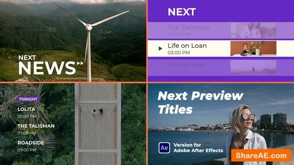 Videohive Next Preview Titles » free after effects templates | after ...