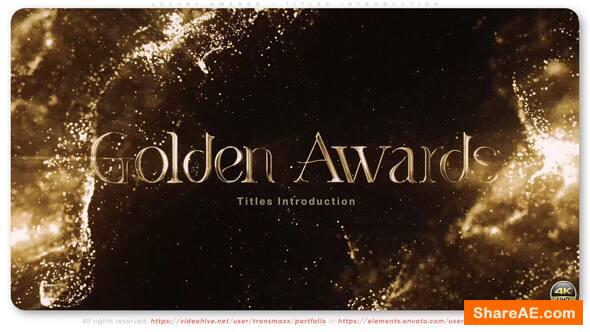 Videohive Luxury Awards - Titles Introduction