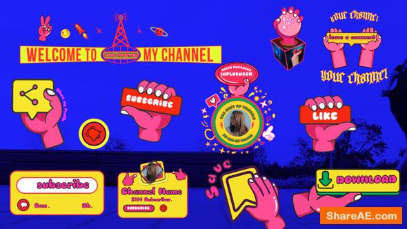Videohive – Youtube Assets Vector